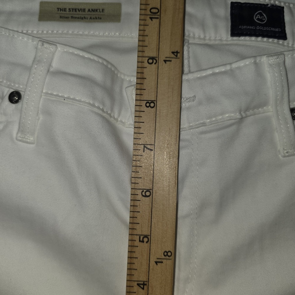 AG Adriano Goldschmied Anthro the Stevie ankle slim straight leg  size 30 NWT - Picture 8 of 16